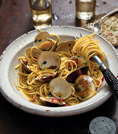 Linguine with Clams and Chiles