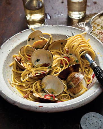 Linguine with Clams and Chiles