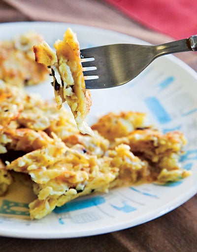 Scrambled Eggs and Matzo (Matzo Brei)