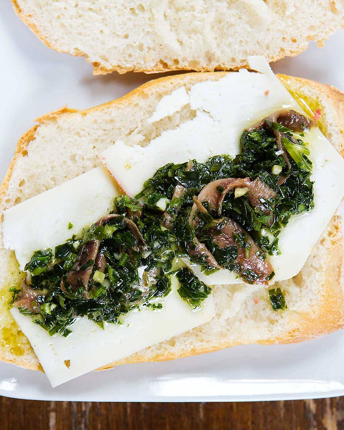 Pecorino, Parsley, and Anchovy Sandwiches Road Trip Food