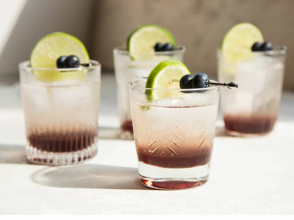 Vivian Howard Blueberry Sauce Cocktail