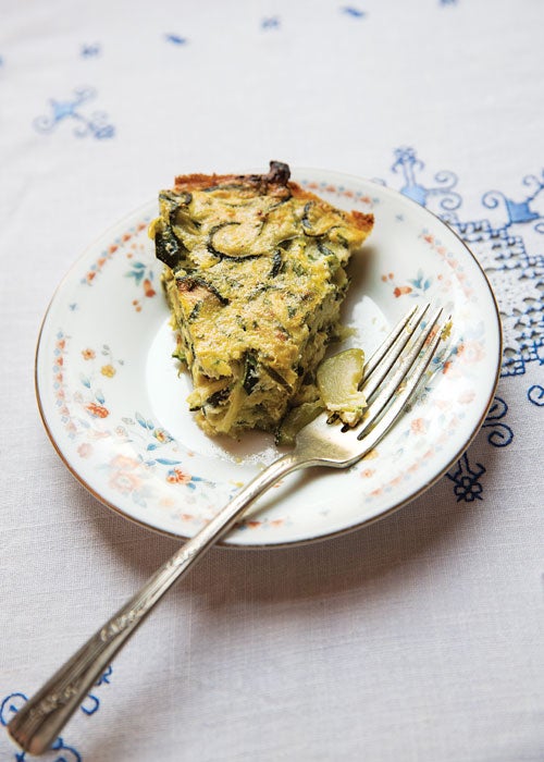 Zucchini, Onion and Ricotta Pie (Torta Salata di Zucchine e Cipolle)