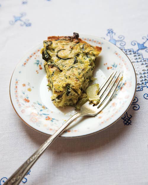 Zucchini, Onion and Ricotta Pie (Torta Salata di Zucchine e Cipolle)