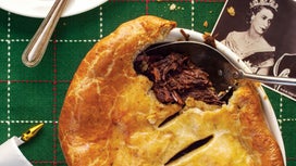 Beef Cheek and Stout Pie with Stilton Pastry