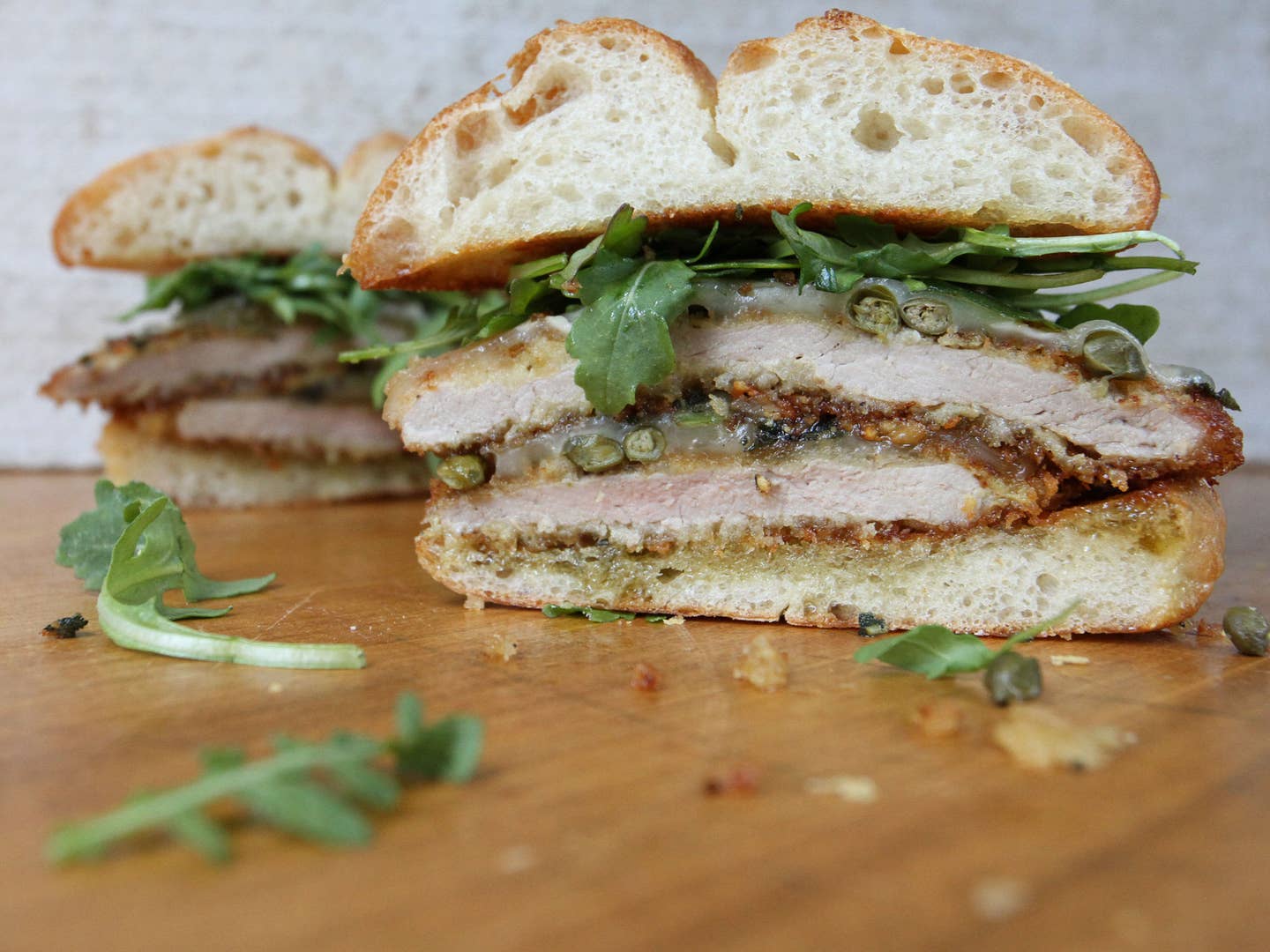 Pork Schnitzel Sandwich