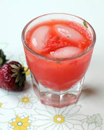 Friday Cocktails: Strawberry Rhubarb Smash