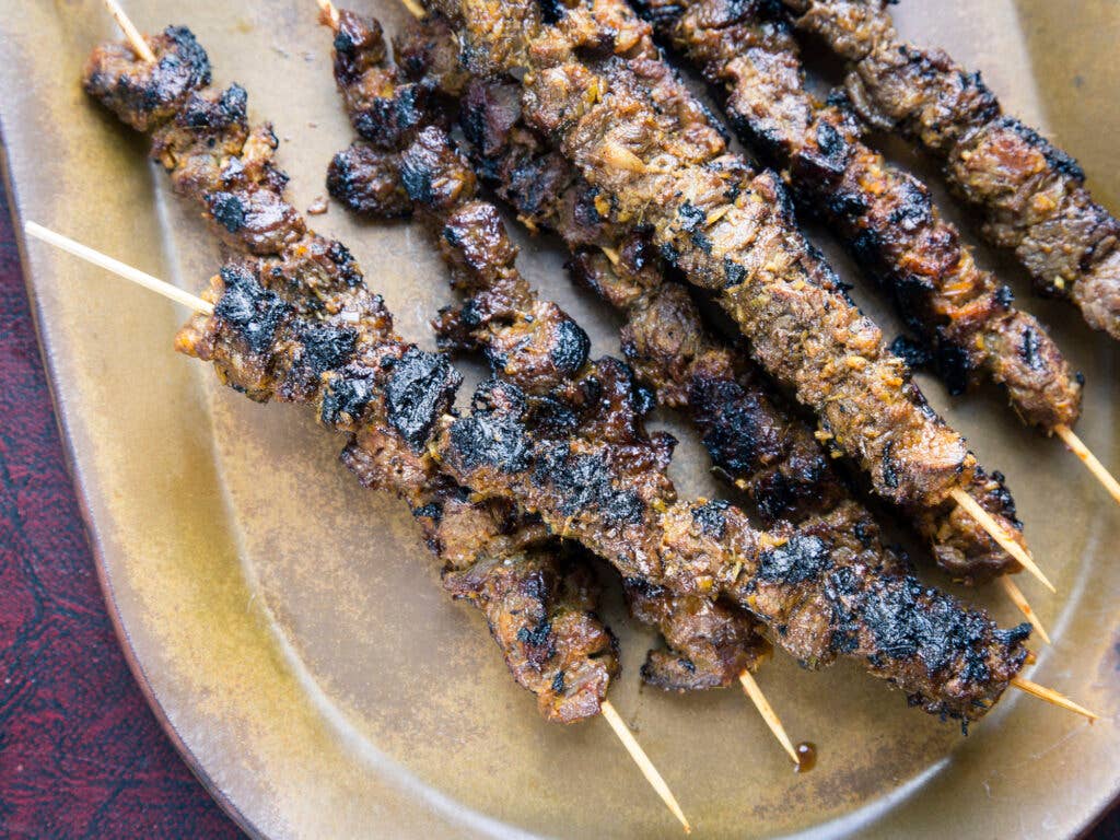 Angel Cruz Beef Skewers