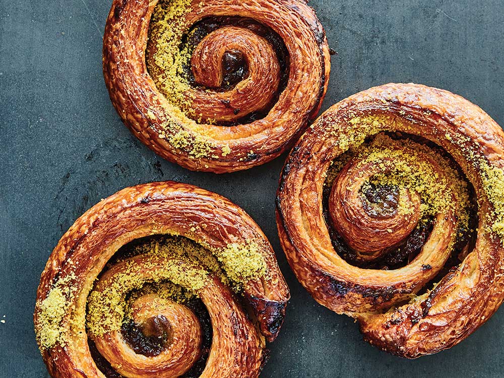 Sour Cherry and Pistachio Danish