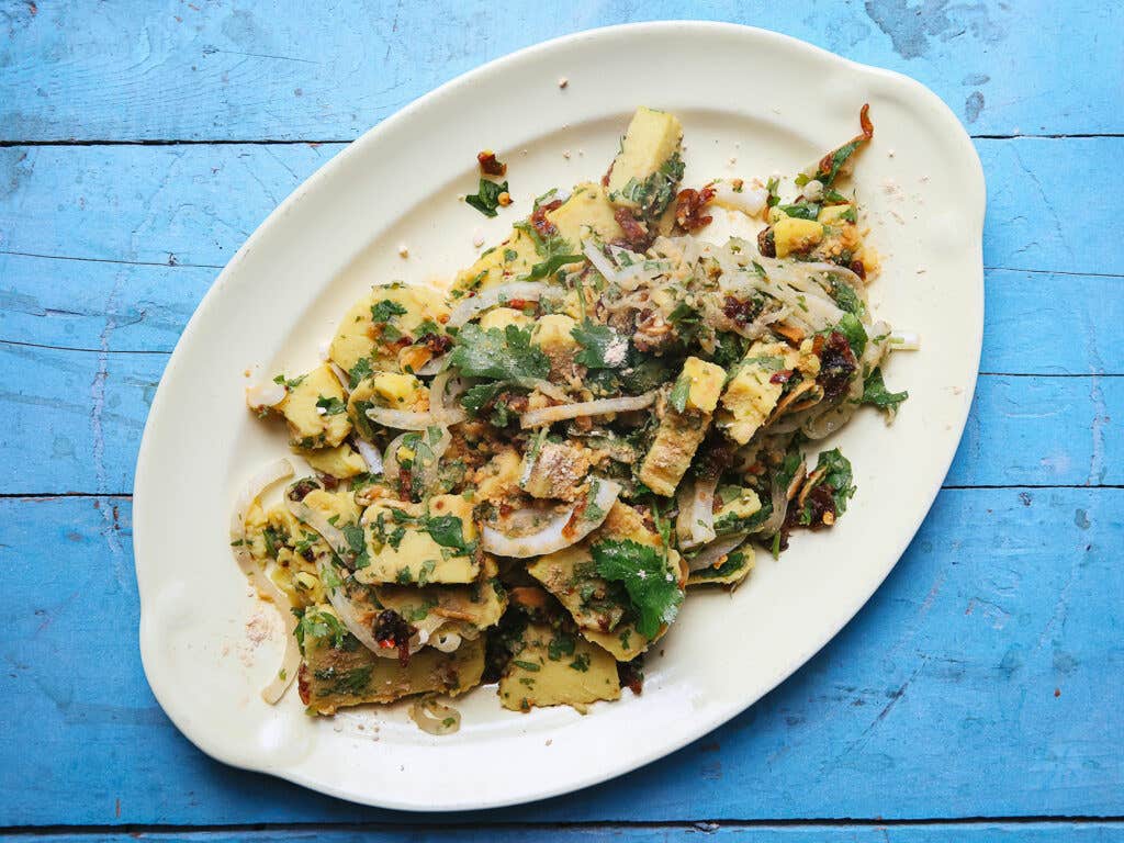 Burma Superstar's shan tofu salad