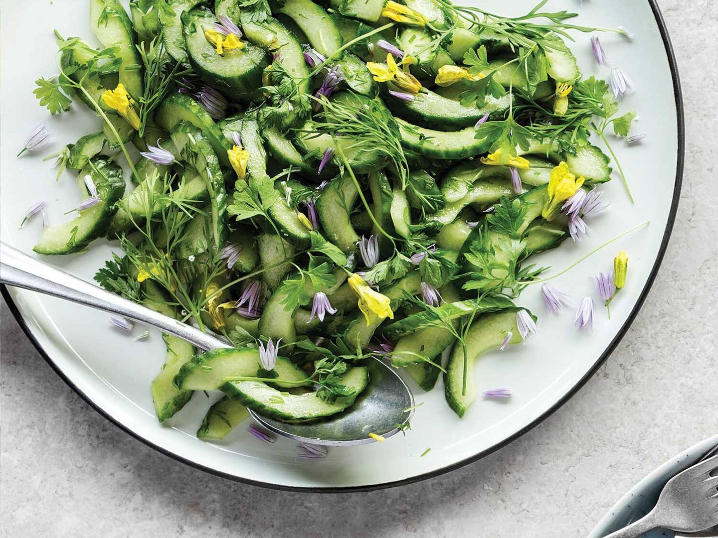 Danish Salted Cucumber Salad