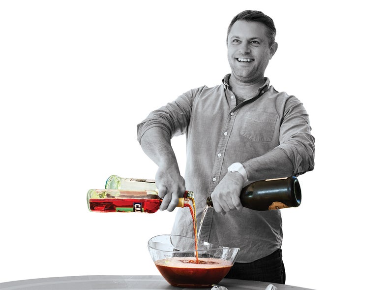 Large-Batch Negroni Sbagliato