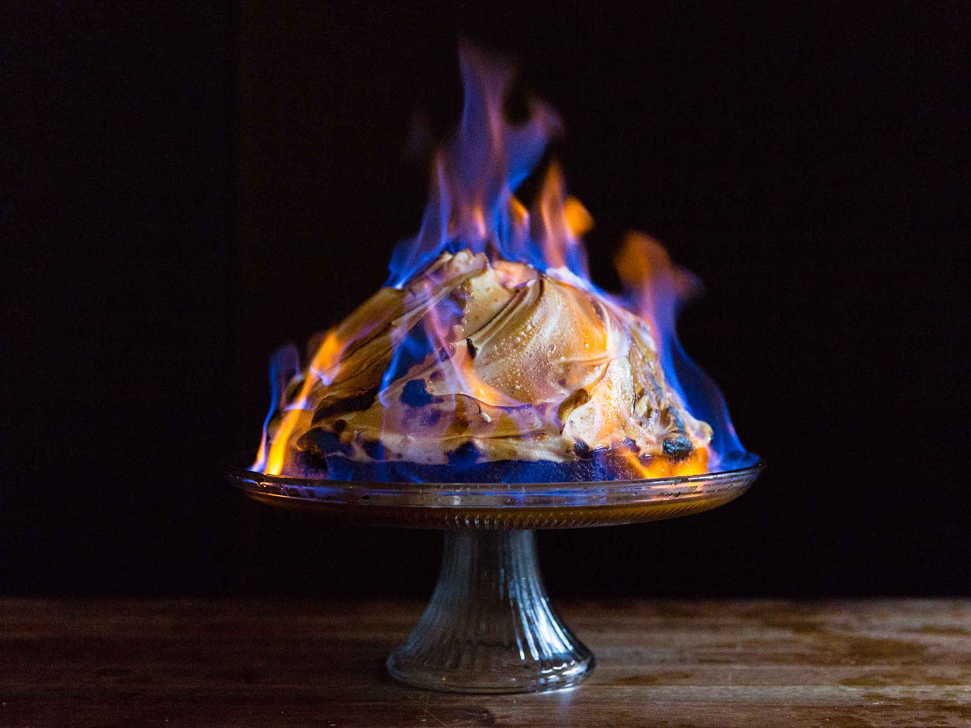 Baked Alaska Flambé