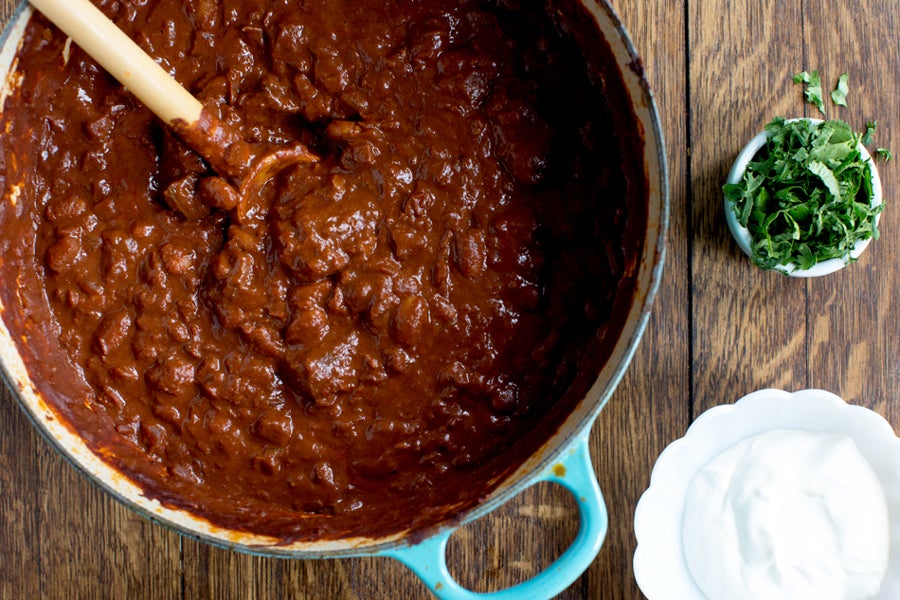 Triple Chocolate Beef & Bean Chili