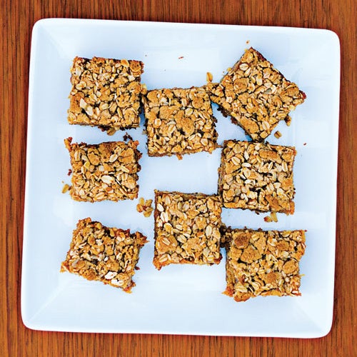 image of Peach Date Bars recipe by Saveur