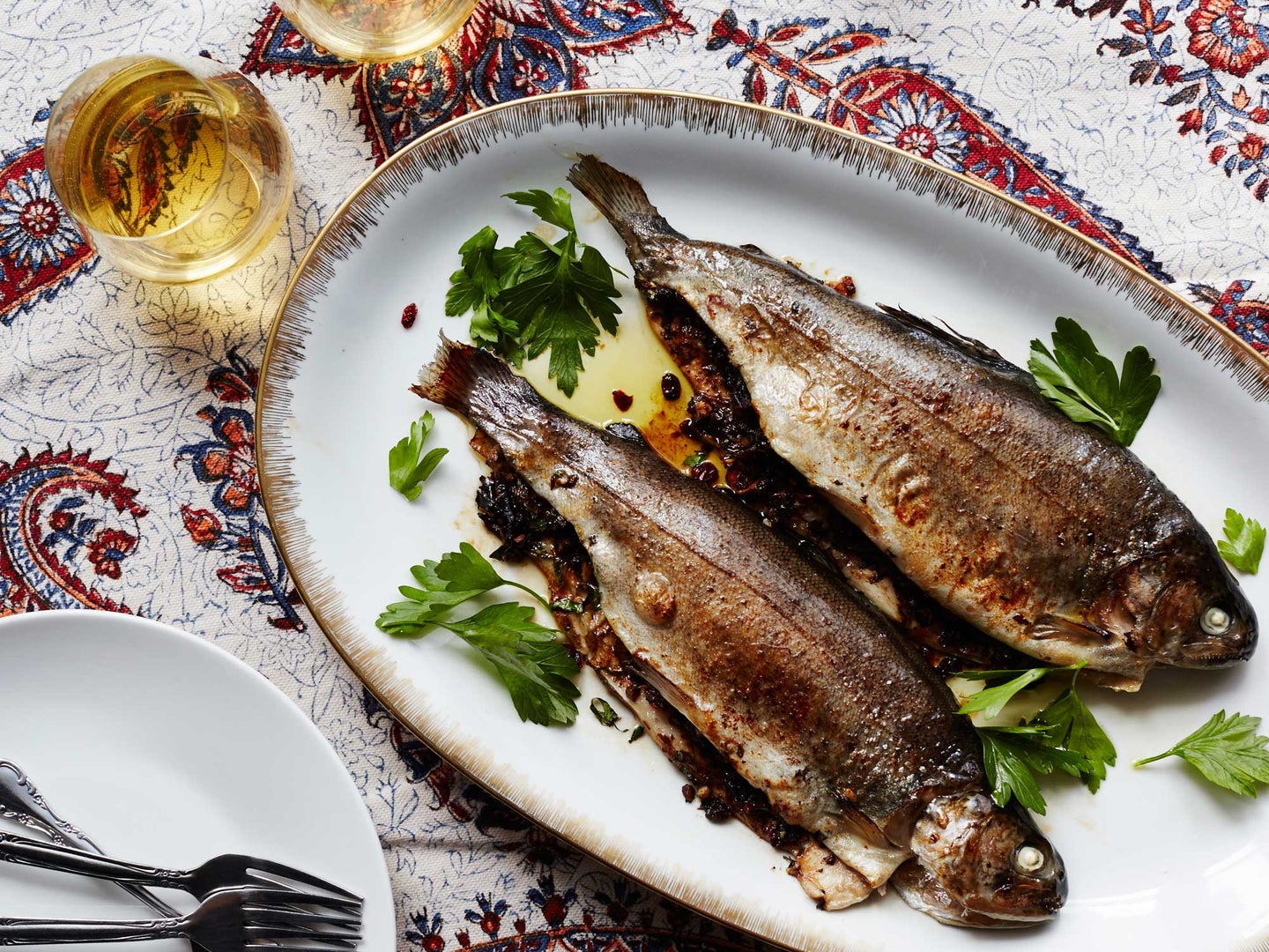 Tamarind-stuffed fish New Year's Recipe