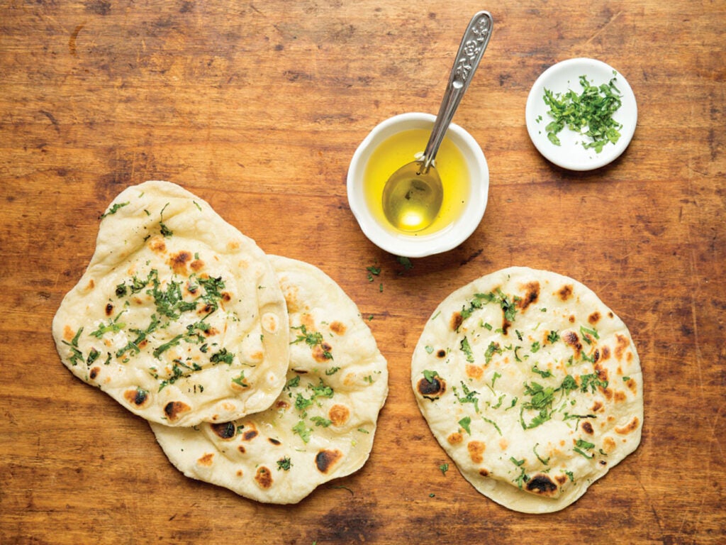 Indian Leavened Flatbread (Naan)