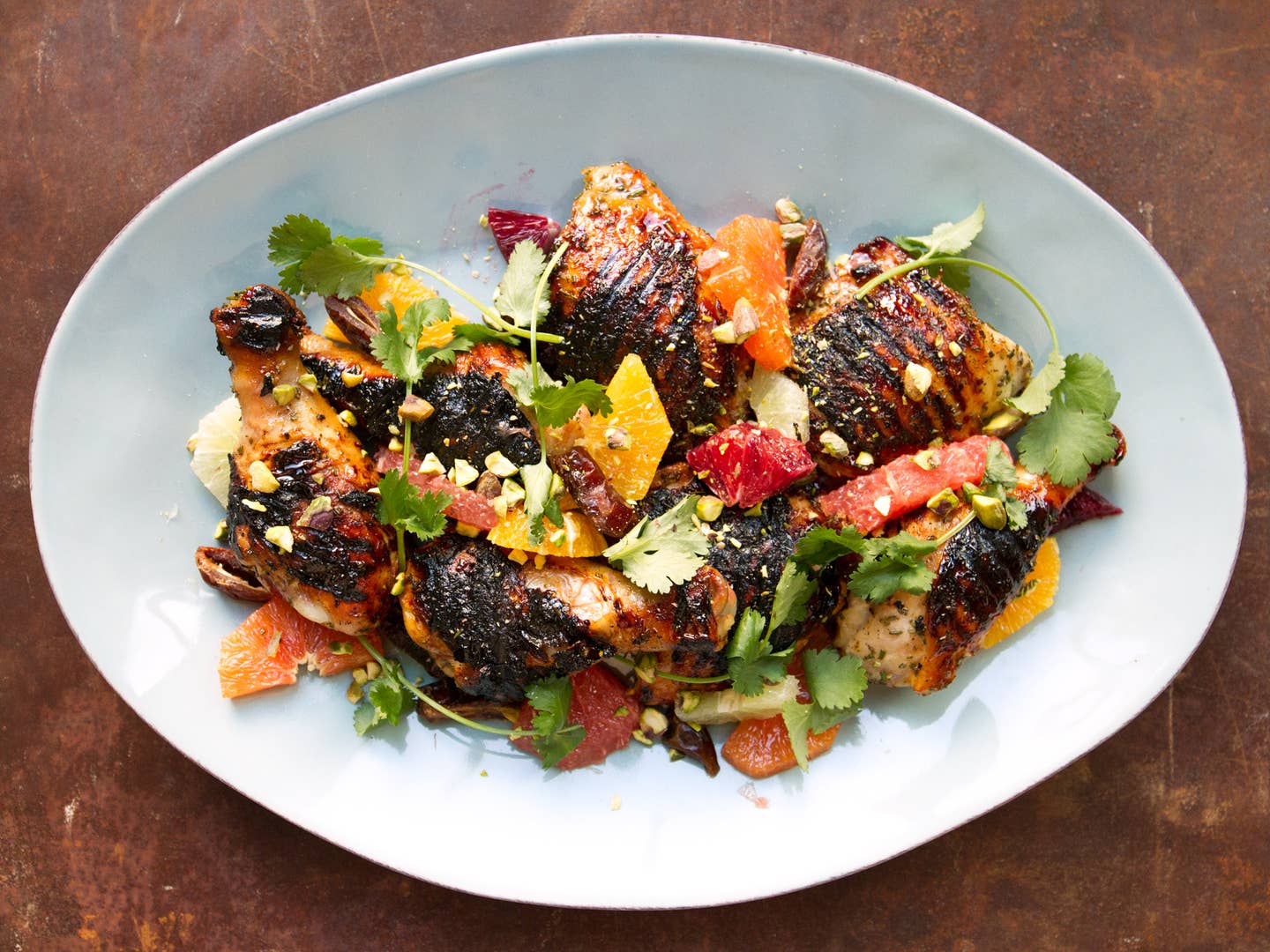 Honey Grilled Chicken with Citrus Salad