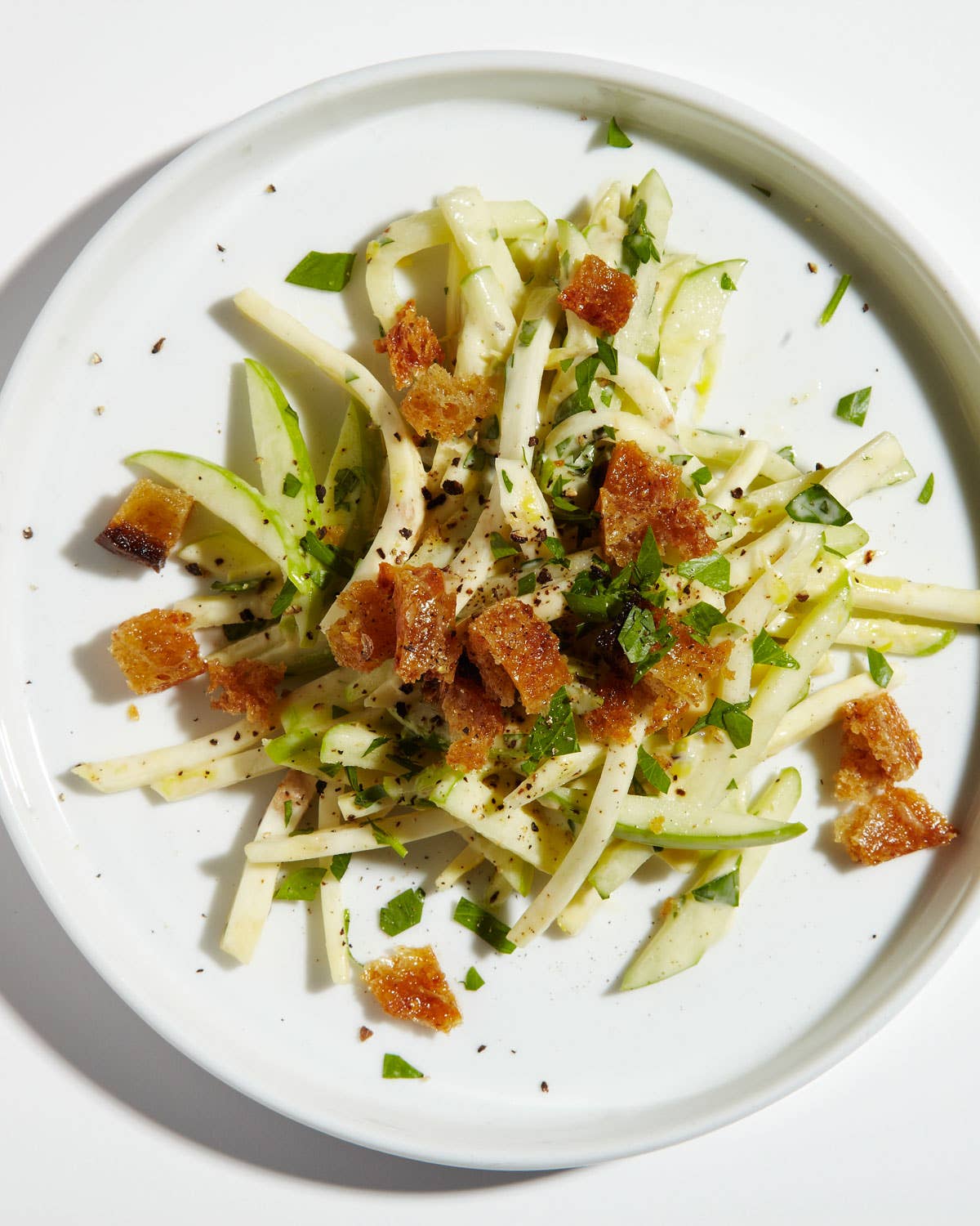 Raw Celery Root Salad with Apples and Parsley | Dan Kluger