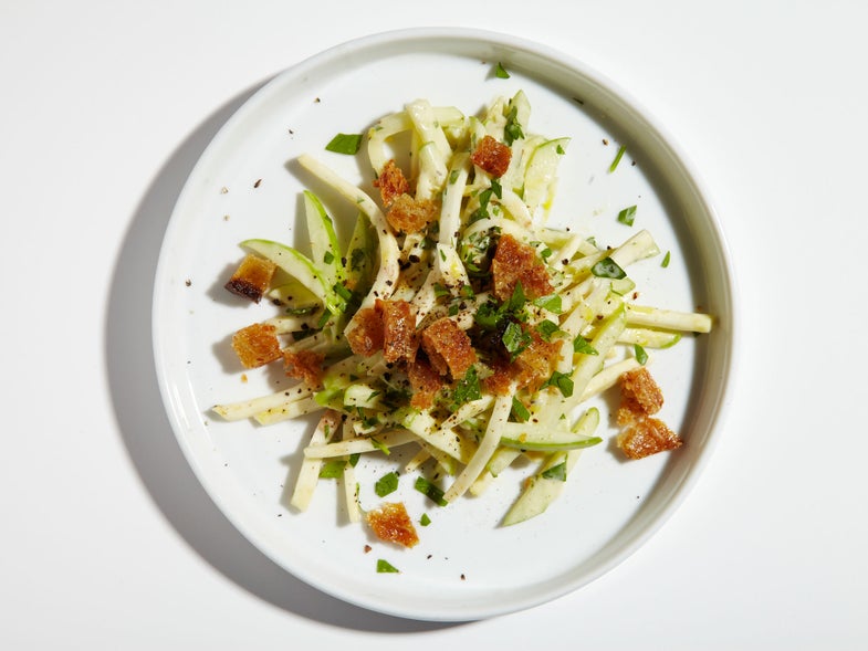 Raw Celery Root Salad with Apples and Parsley | Dan Kluger