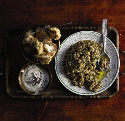 Salata Adas (Garlicky Lentil Salad)