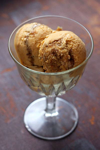 Pumpkin Pecan Gingersnap Ice Cream