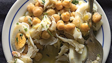Salada de Bacalhau a Grão-de-bico (Salt Cod, Chickpea, and Egg Salad)