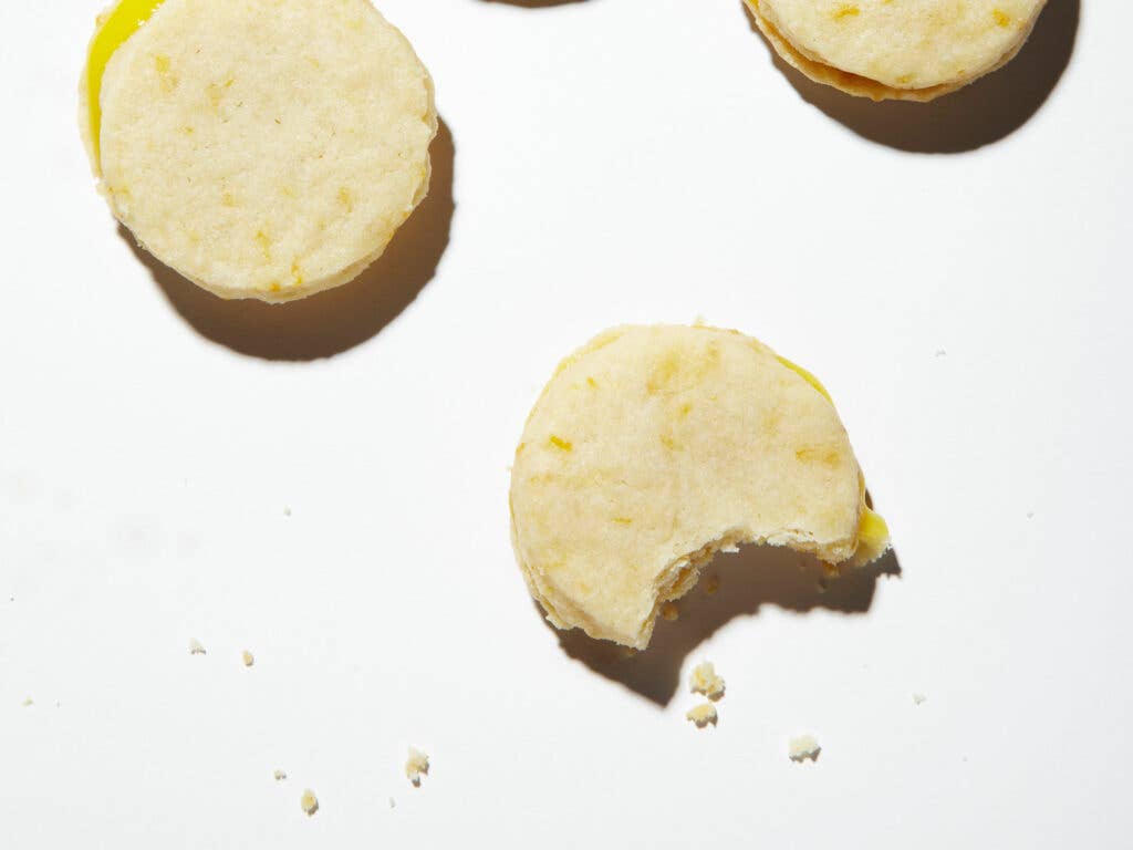 Meyer Lemon Sandwich Cookies