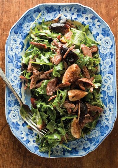 Goose Confit and Fig Salad