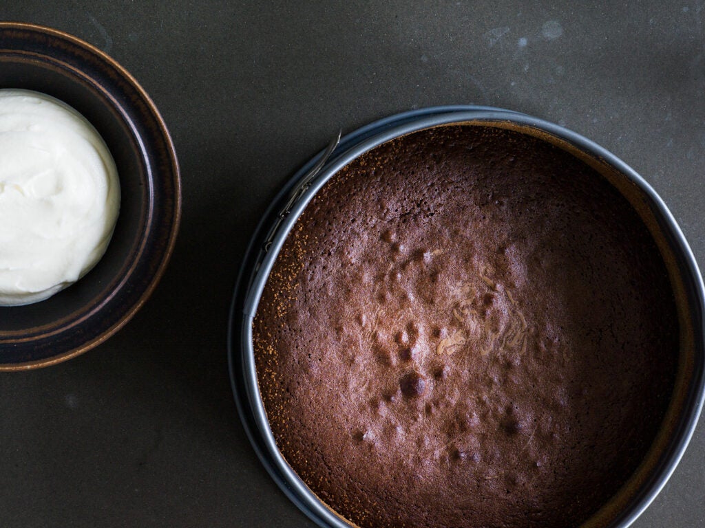 Swedish "Gooey" Chocolate Cake