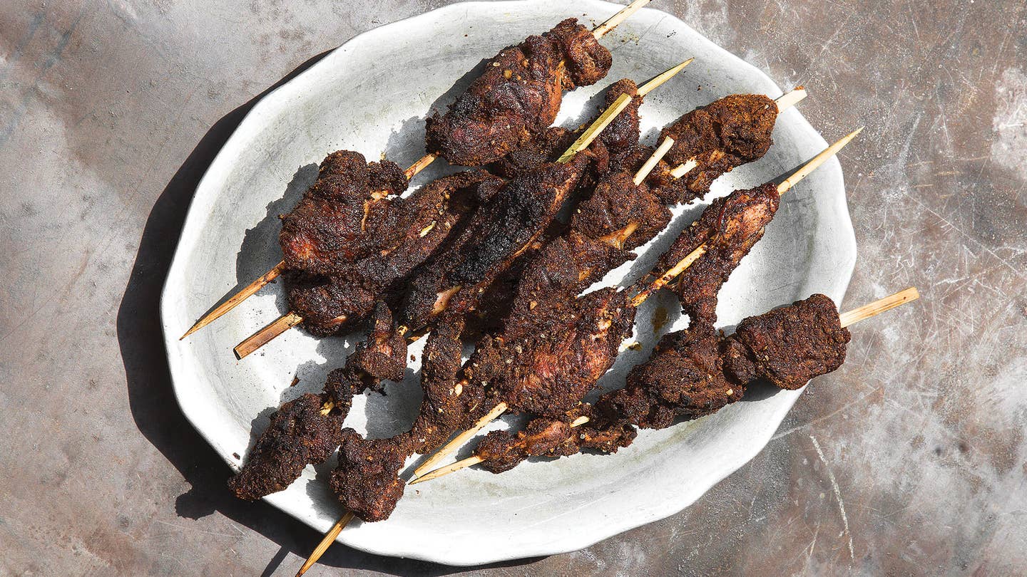 Yang Rou Chuan (Cumin Lamb Skewers) Cumin Kebabs