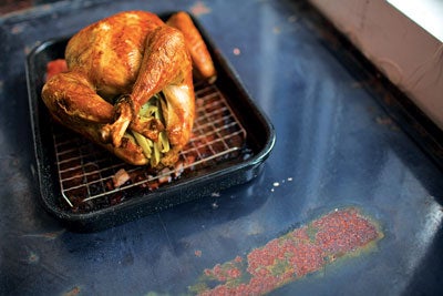 Sage-Brined Roast Turkey with Oyster Dressing