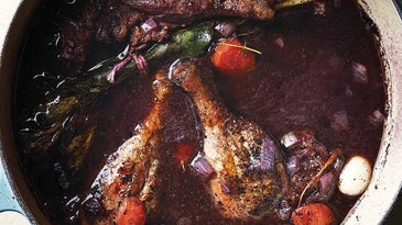 Wine-Braised Duck Legs with Agen Prunes (Civet de Canard Aux Pruneaux D'Agen)