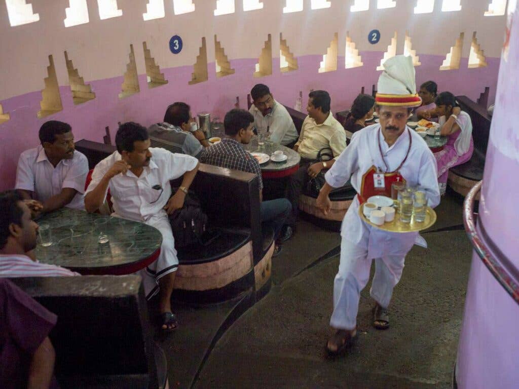Inside the Indian Coffee House