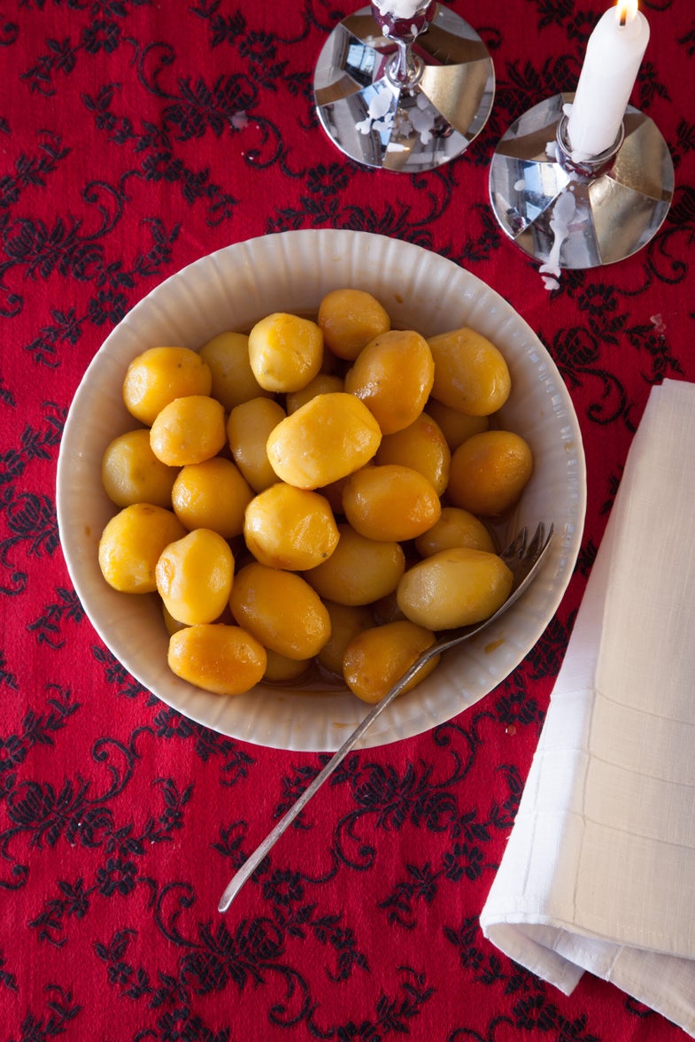Icelandic caramel glazed potatoes