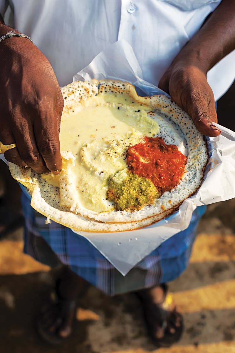 Dosas (South Indian Fermented Lentil and Rice Crêpes)