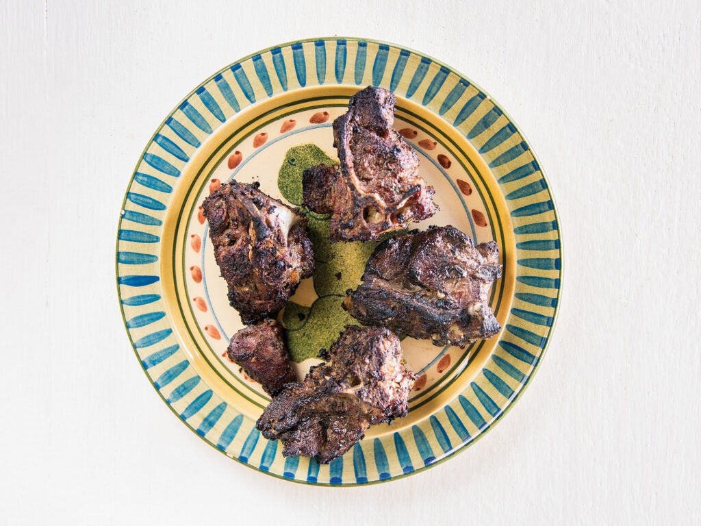 Rosemary-Jerk Lamp Chops