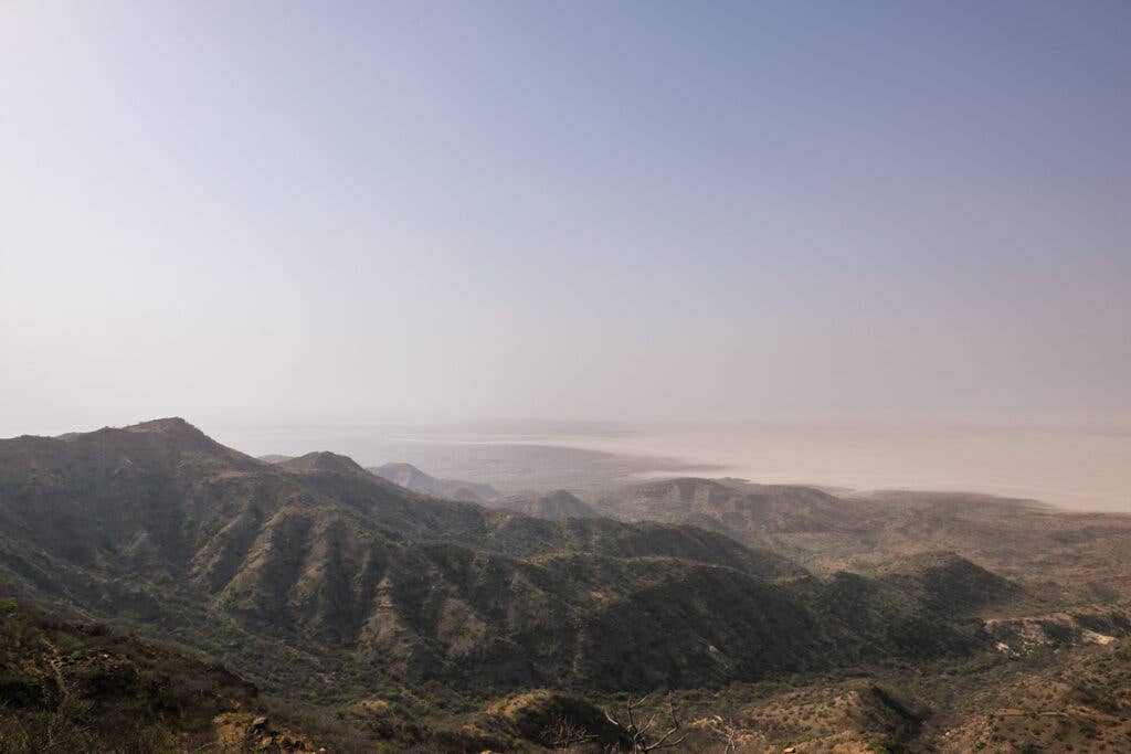 Bhiranbiyara Village Gujarat India mountain scene