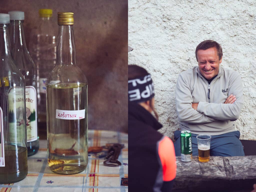 Hikers enjoying some drinks