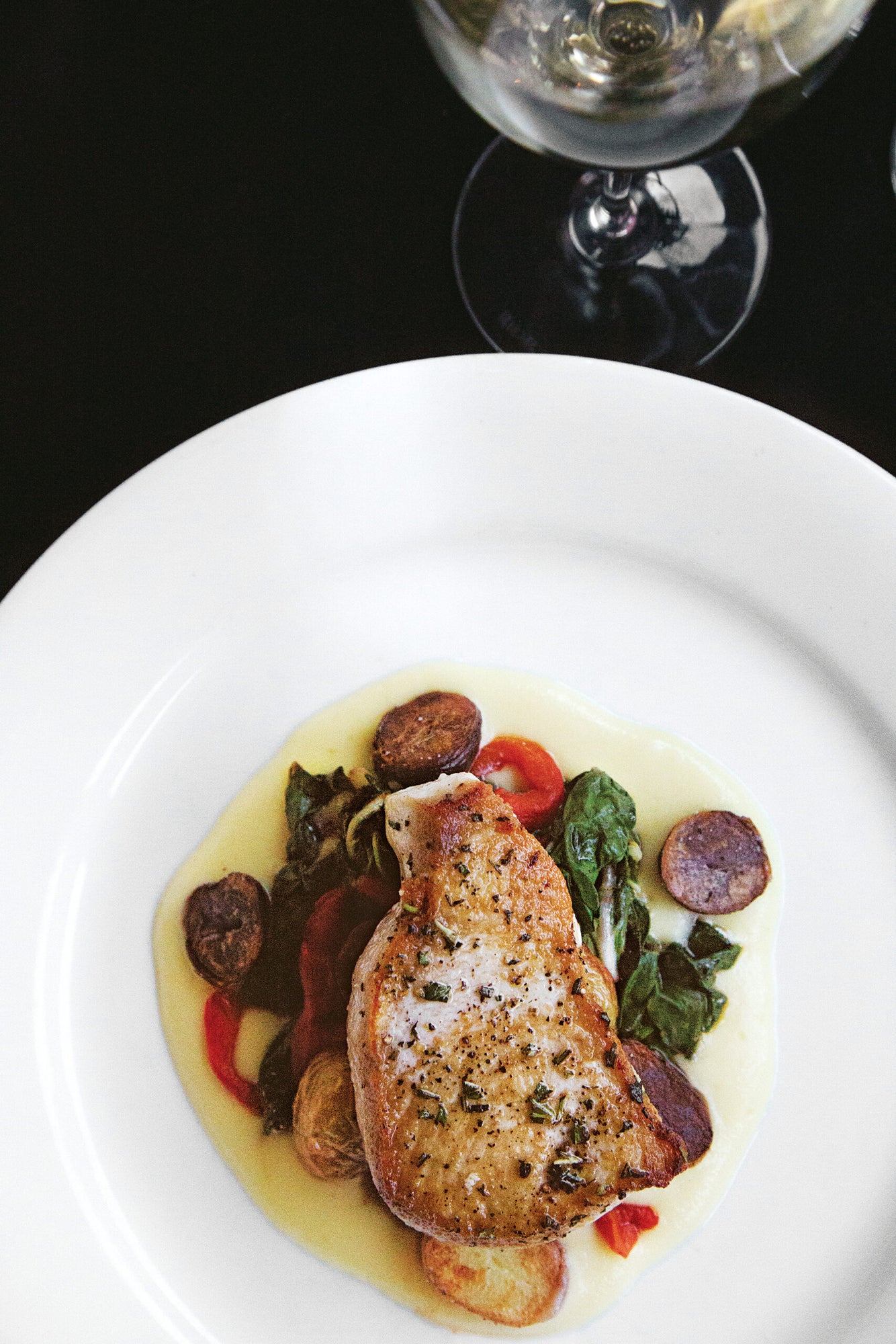 Seared Swordfish with Herb Butter Saveur