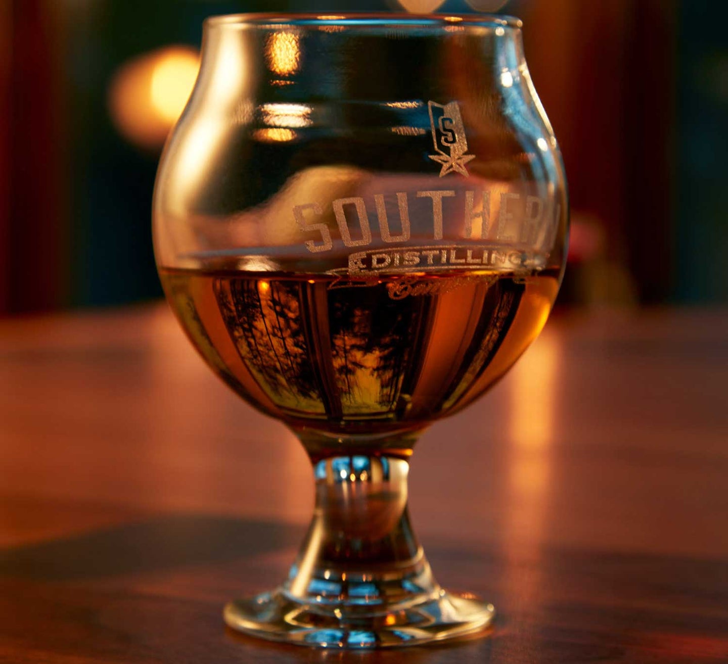 bourbon in a tasting glass