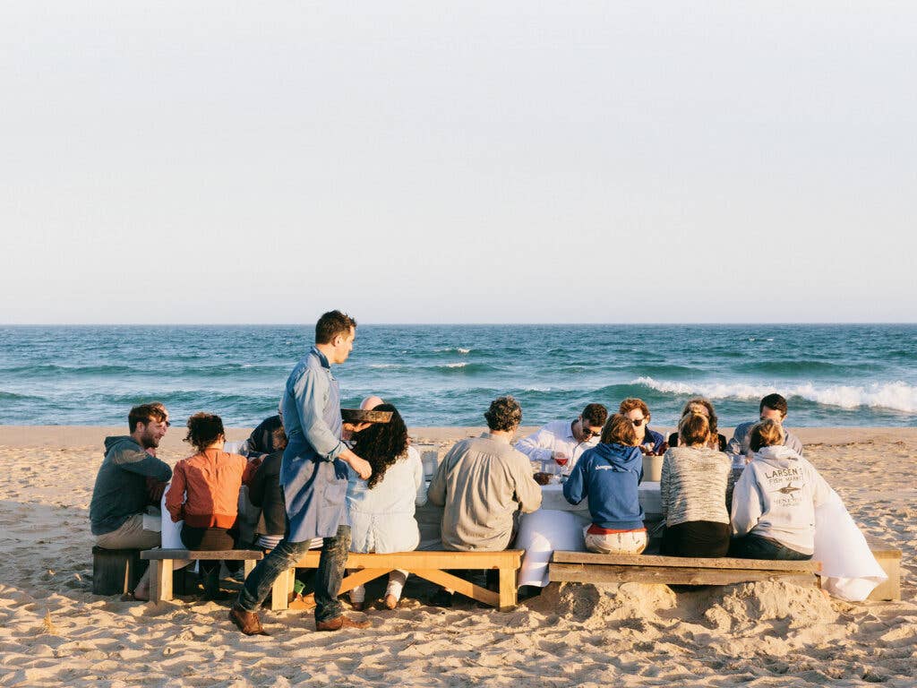 Martha's Vineyard, Chris Fischer, Entertaining, Beach Dinner