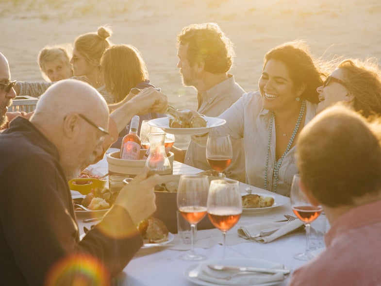Martha's Vineyard, Chris Fischer, Entertaining, Beach Dinner