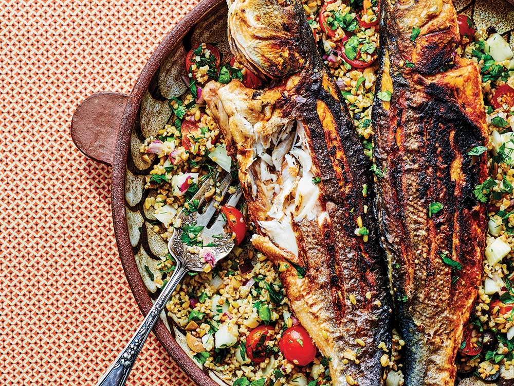 Freekeh Salad with Fennel and Chiles