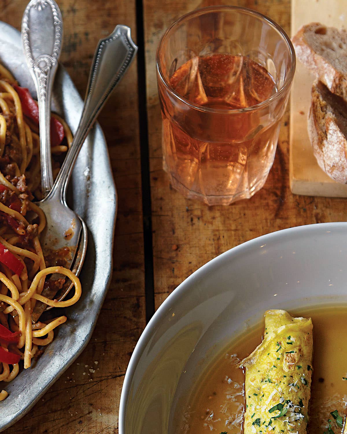 The Road to Abruzzo: Recipes from the Italian Countryside Abruzzo Lamb ragu Crepes