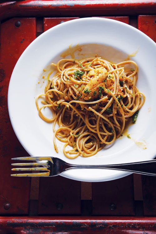 Chilled Sea Urchin and Farro Pasta