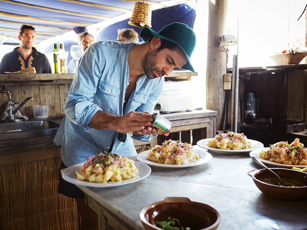 Mattos smashed potato salad Uruguay