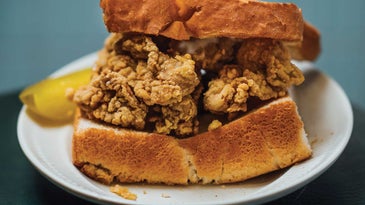 Casamento’s Fried Oyster Loaf Sandwich