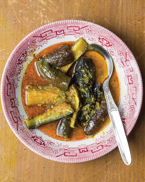 Khayan Thee Hnut (Burmese Eggplant Curry)