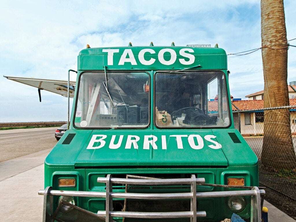 Green Taco Truck - Hwy 99 - Taco Road Trip