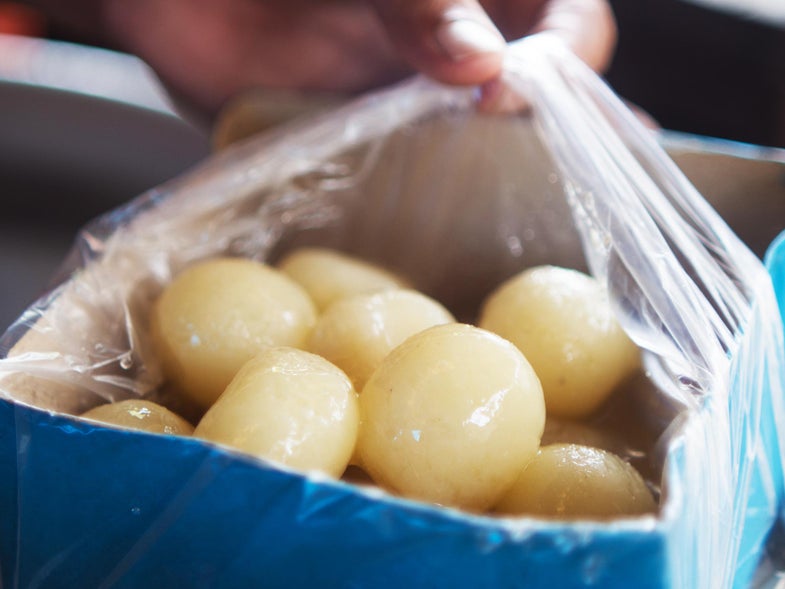 Box of Rasgulla From Haba Ghos Sweets